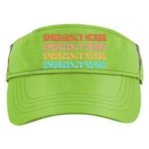 Groovy ER Nurse Emergency Room Nurse School Adult Drive Performance Visor