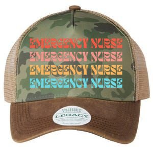 Groovy ER Nurse Emergency Room Nurse School Legacy Tie Dye Trucker Hat