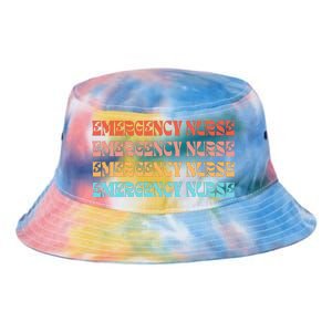 Groovy ER Nurse Emergency Room Nurse School Tie Dye Newport Bucket Hat