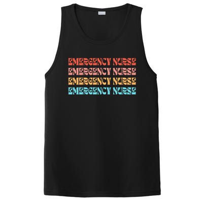 Groovy ER Nurse Emergency Room Nurse School PosiCharge Competitor Tank