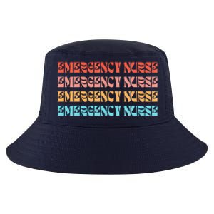 Groovy ER Nurse Emergency Room Nurse School Cool Comfort Performance Bucket Hat