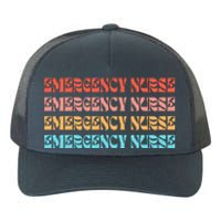 Groovy ER Nurse Emergency Room Nurse School Yupoong Adult 5-Panel Trucker Hat