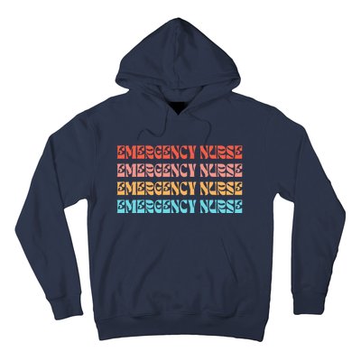 Groovy ER Nurse Emergency Room Nurse School Hoodie