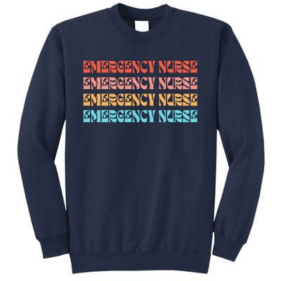 Groovy ER Nurse Emergency Room Nurse School Sweatshirt