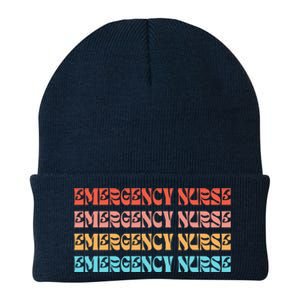 Groovy ER Nurse Emergency Room Nurse School Knit Cap Winter Beanie