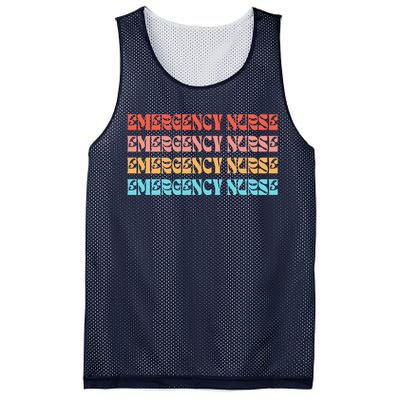 Groovy ER Nurse Emergency Room Nurse School Mesh Reversible Basketball Jersey Tank