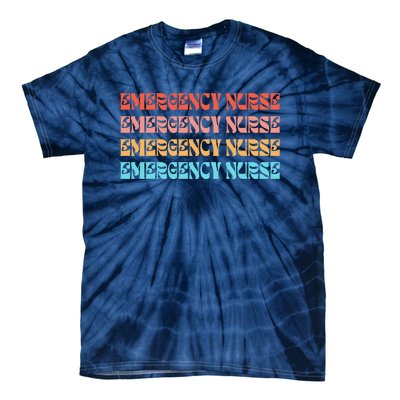 Groovy ER Nurse Emergency Room Nurse School Tie-Dye T-Shirt