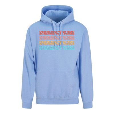 Groovy ER Nurse Emergency Room Nurse School Unisex Surf Hoodie