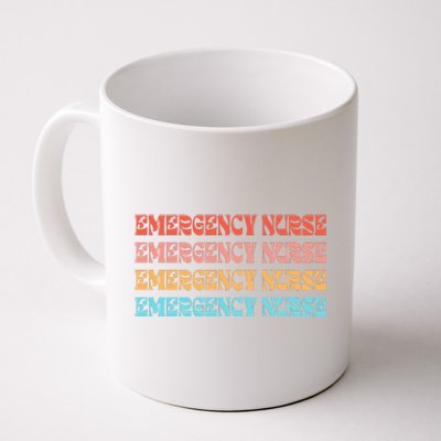 Groovy ER Nurse Emergency Room Nurse School Coffee Mug