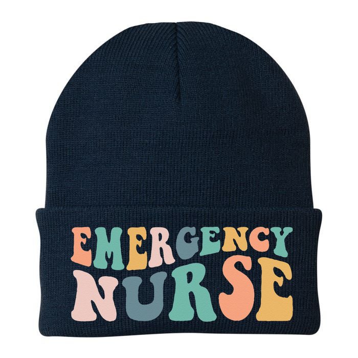 Groovy ER Nurse Emergency Room Nurse School Women Nursing Knit Cap Winter Beanie