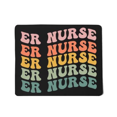 groovy ER Nurse Emergency Room Nurse School Mousepad