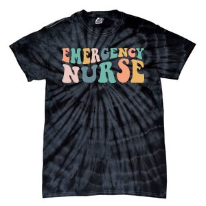 groovy ER Nurse Emergency Room Nurse School nursing Tie-Dye T-Shirt