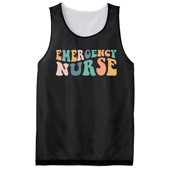 groovy ER Nurse Emergency Room Nurse School  nursing Mesh Reversible Basketball Jersey Tank