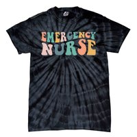 groovy ER Nurse Emergency Room Nurse School  nursing Tie-Dye T-Shirt