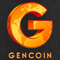 Gencoin Crypto Logo Adult Drive Performance Visor