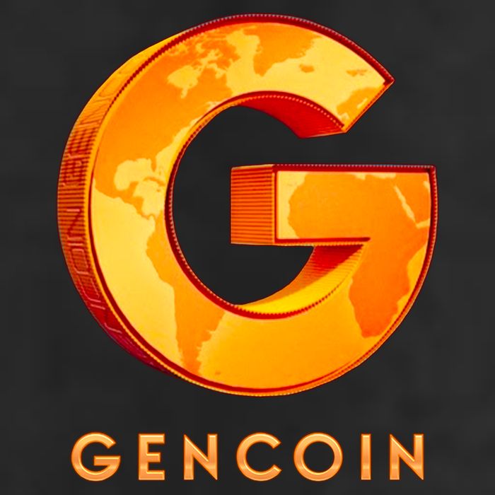 Gencoin Crypto Logo Adult Drive Performance Visor