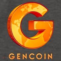Gencoin Crypto Logo Vector Backpack