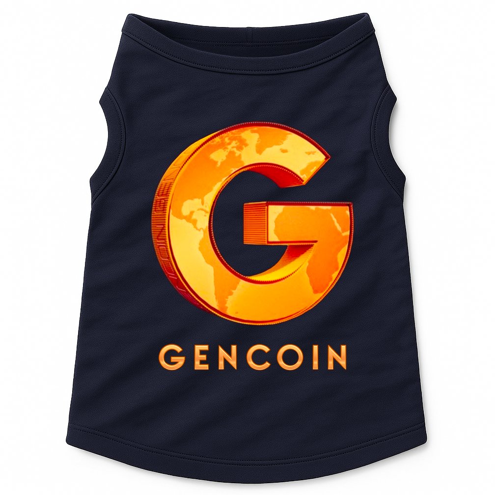 Gencoin Crypto Logo Doggie Tank