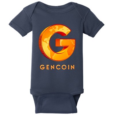 Gencoin Crypto Logo Baby Bodysuit