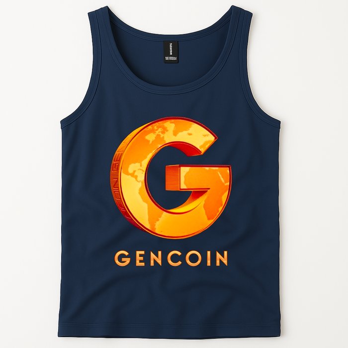 Gencoin Crypto Logo Tank Top