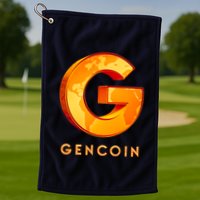 Gencoin Crypto Logo Golf Towel