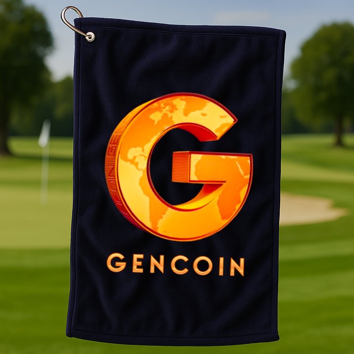 Gencoin Crypto Logo Golf Towel