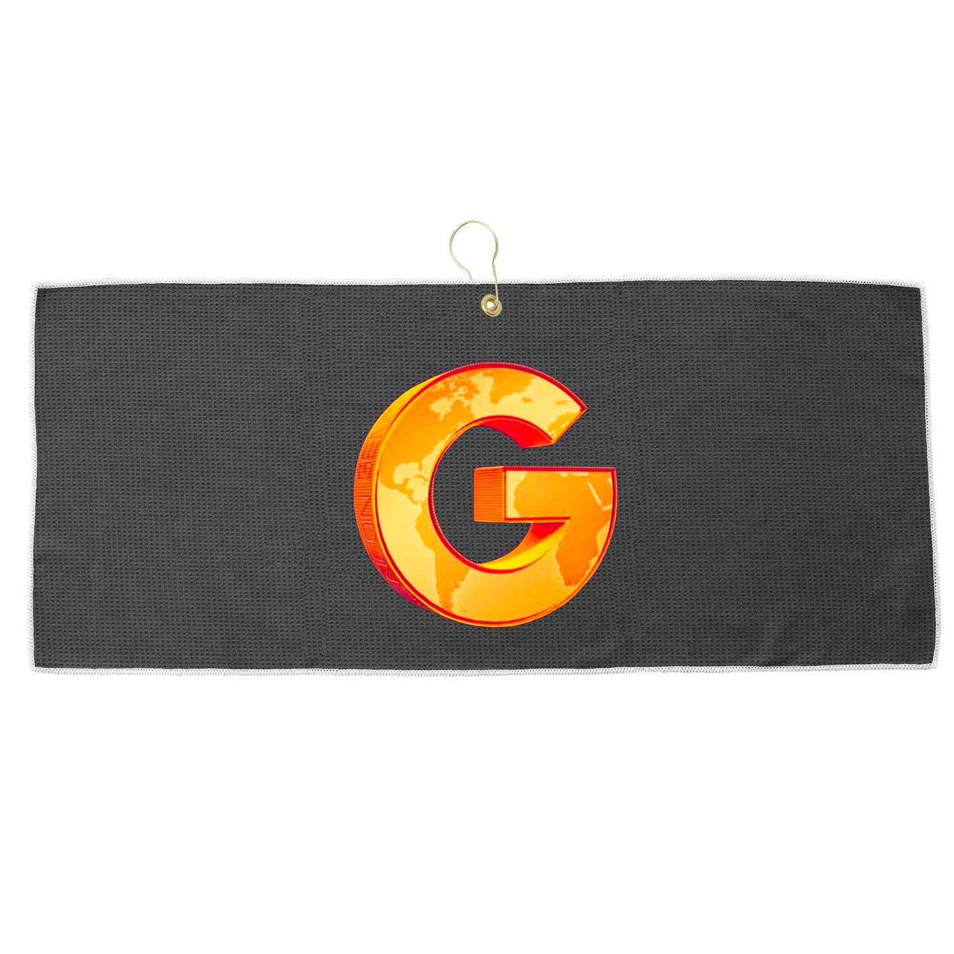 Gencoin G Logo Large Microfiber Waffle Golf Towel