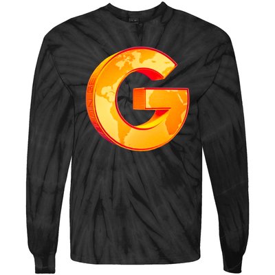 Gencoin G Logo Tie-Dye Long Sleeve Shirt