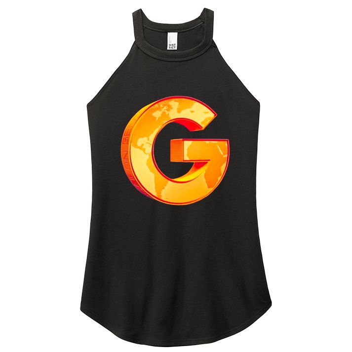 Gencoin G Logo Women's Perfect Tri Rocker Tank