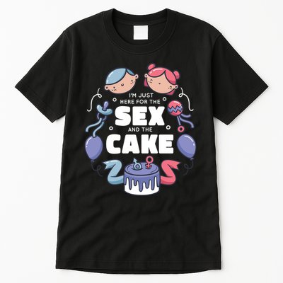 Gender Reveal Funny Cake Tall T-Shirt
