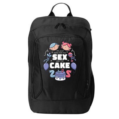 Gender Reveal Funny Cake City Backpack