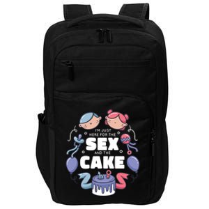 Gender Reveal Funny Cake Impact Tech Backpack