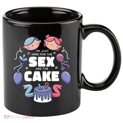 Gender Reveal Funny Cake 11oz C Handle Ceramic Mug