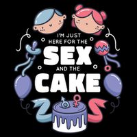 Gender Reveal Funny Cake Womens Tank Top
