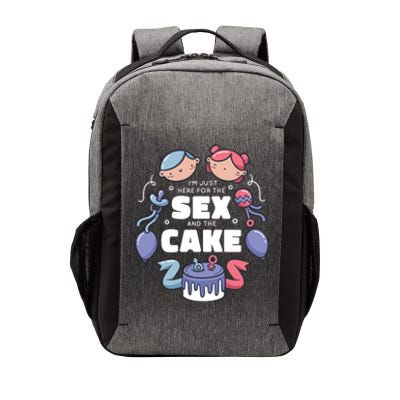 Gender Reveal Funny Cake Vector Backpack