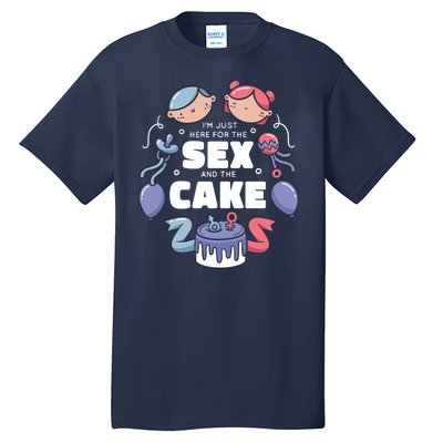 Gender Reveal Funny Cake Tall T-Shirt