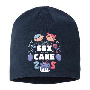 Gender Reveal Funny Cake Sustainable Beanie