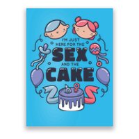 Gender Reveal Funny Cake Poster