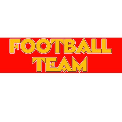 Generic Washington Football Team Logo Bumper Sticker