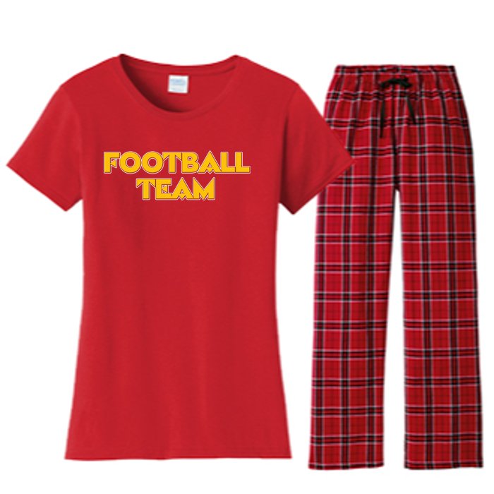 Generic Washington Football Team Logo Women's Flannel Pajama Set