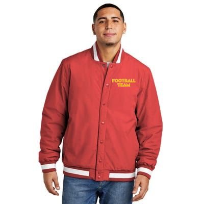 Generic Washington Football Team Logo Insulated Varsity Jacket