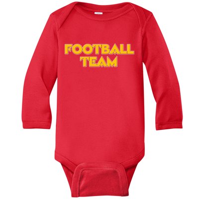 Generic Washington Football Team Logo Baby Long Sleeve Bodysuit