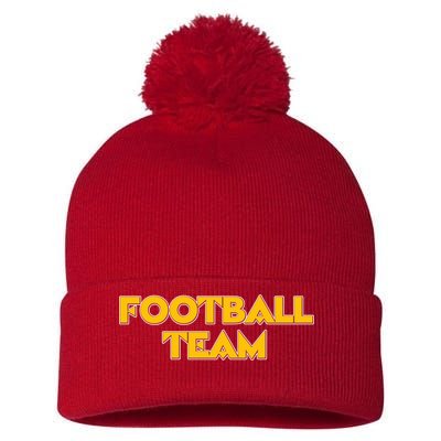 Generic Washington Football Team Logo Pom Pom 12in Knit Beanie