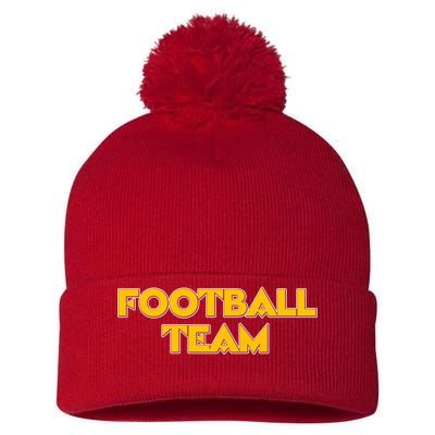 Generic Washington Football Team Logo Pom Pom 12in Knit Beanie