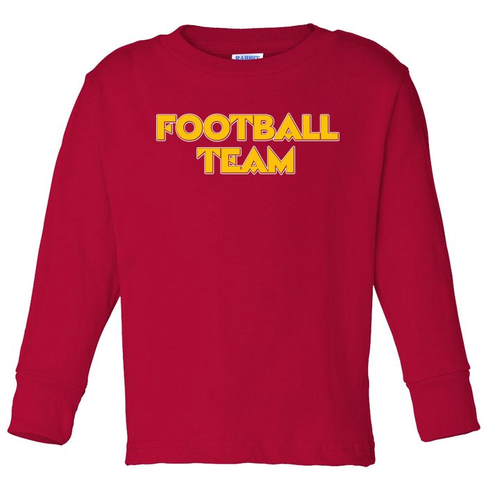 Generic Washington Football Team Logo Toddler Long Sleeve Shirt