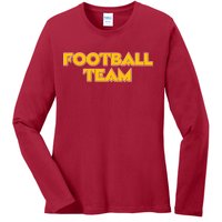 Generic Washington Football Team Logo Ladies Long Sleeve Shirt