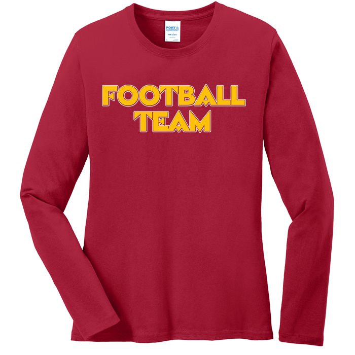 Generic Washington Football Team Logo Ladies Long Sleeve Shirt