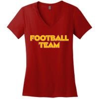 Generic Washington Football Team Logo Women's V-Neck T-Shirt