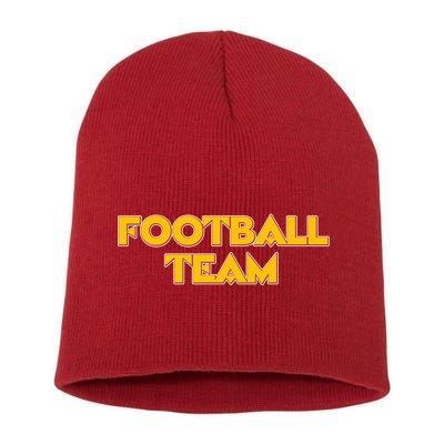 Generic Washington Football Team Logo Short Acrylic Beanie