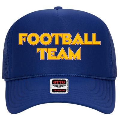 Generic Washington Football Team Logo High Crown Mesh Back Trucker Hat